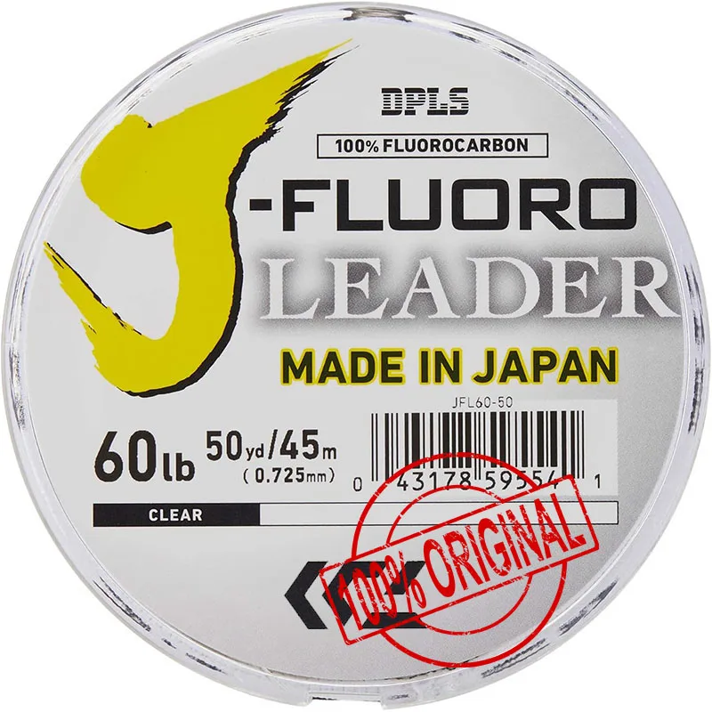 Ice Fishing Line - DAIWAJ-FLUORO Fluorocarbon Leader Fishing Line -