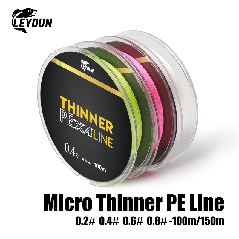 Ice Fishing Line - LEYDUN Micro THINNER Fishing Lines 100m