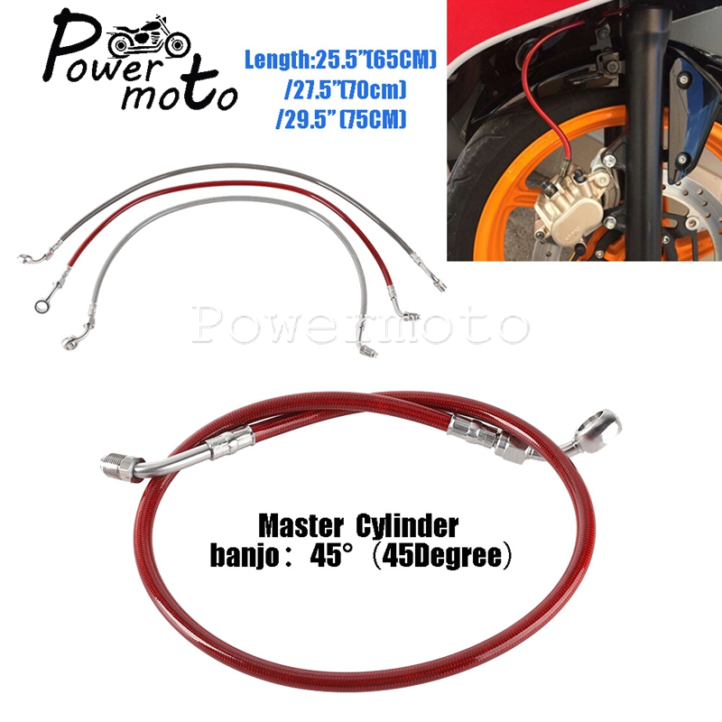 Braided Line - 65cm 70cm 75cm Motorcycle Brake Hose