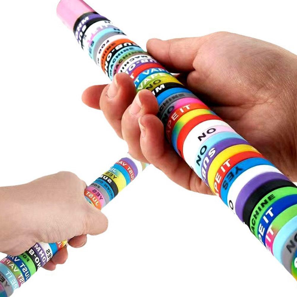 Fishing Line Box - 20/50Pcs Silicone Anti-skid Rod Ring Set