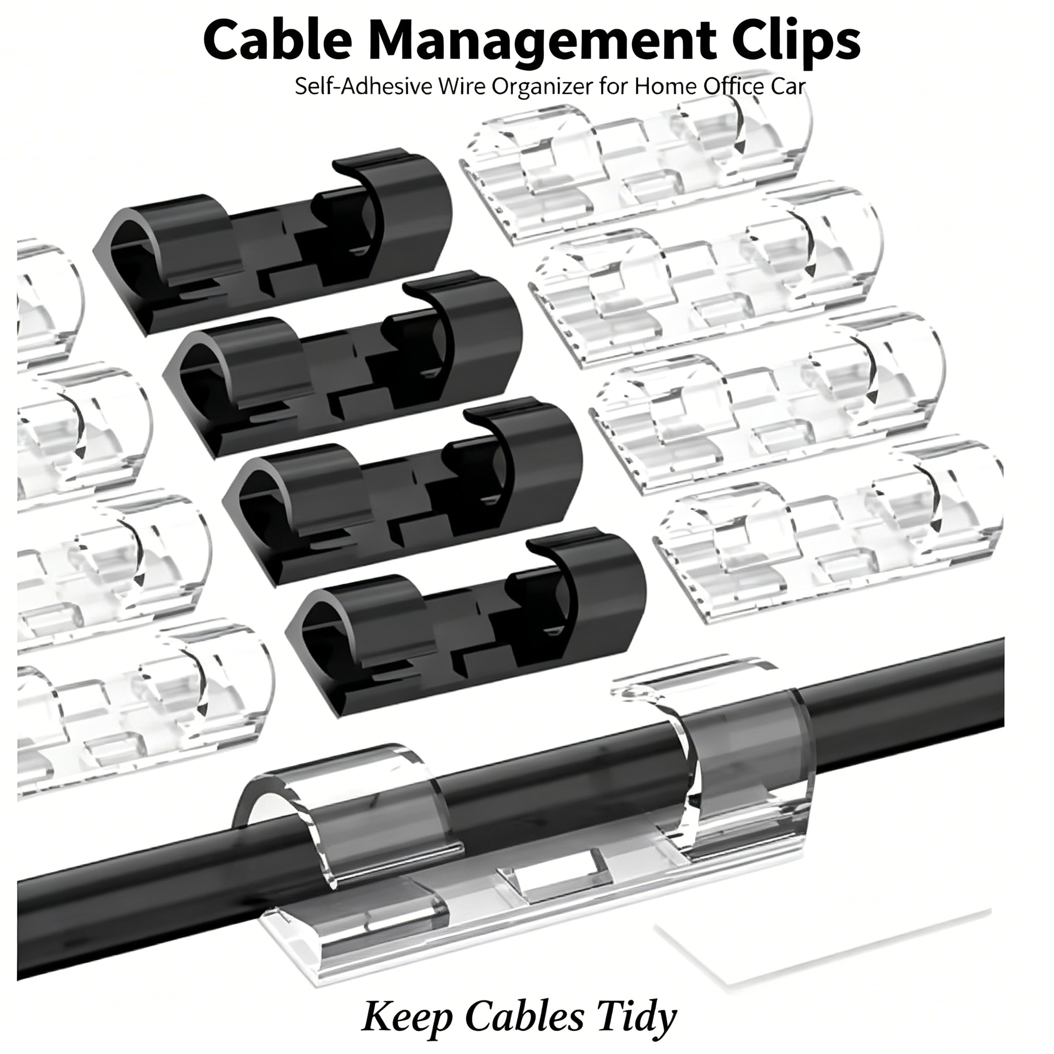 Cable Organizer Clips Cable Ma - Tippet Line 评论和价格