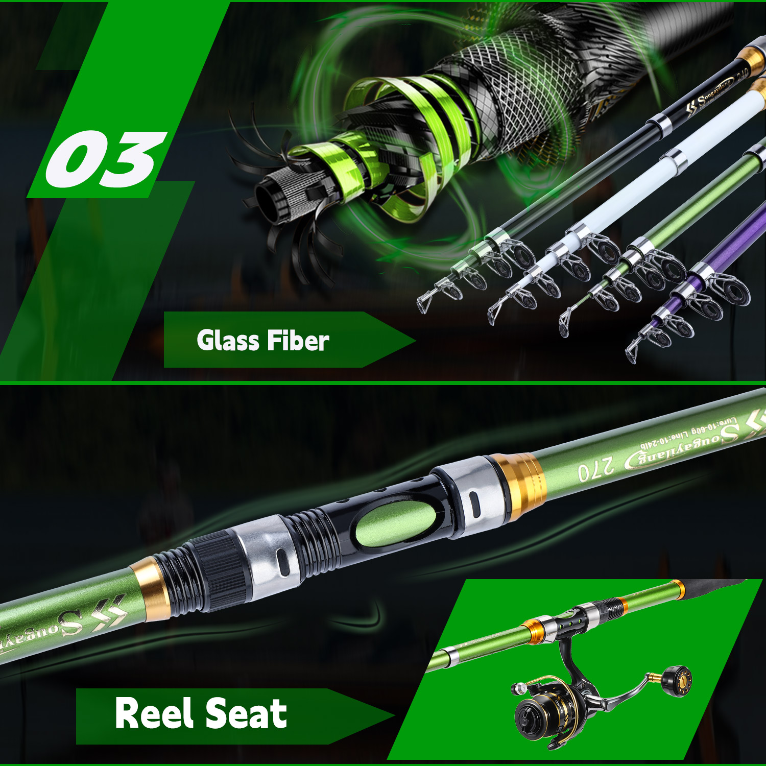 Sougayialng spinning fishing r - Fishing Line Spooler 评论和价格