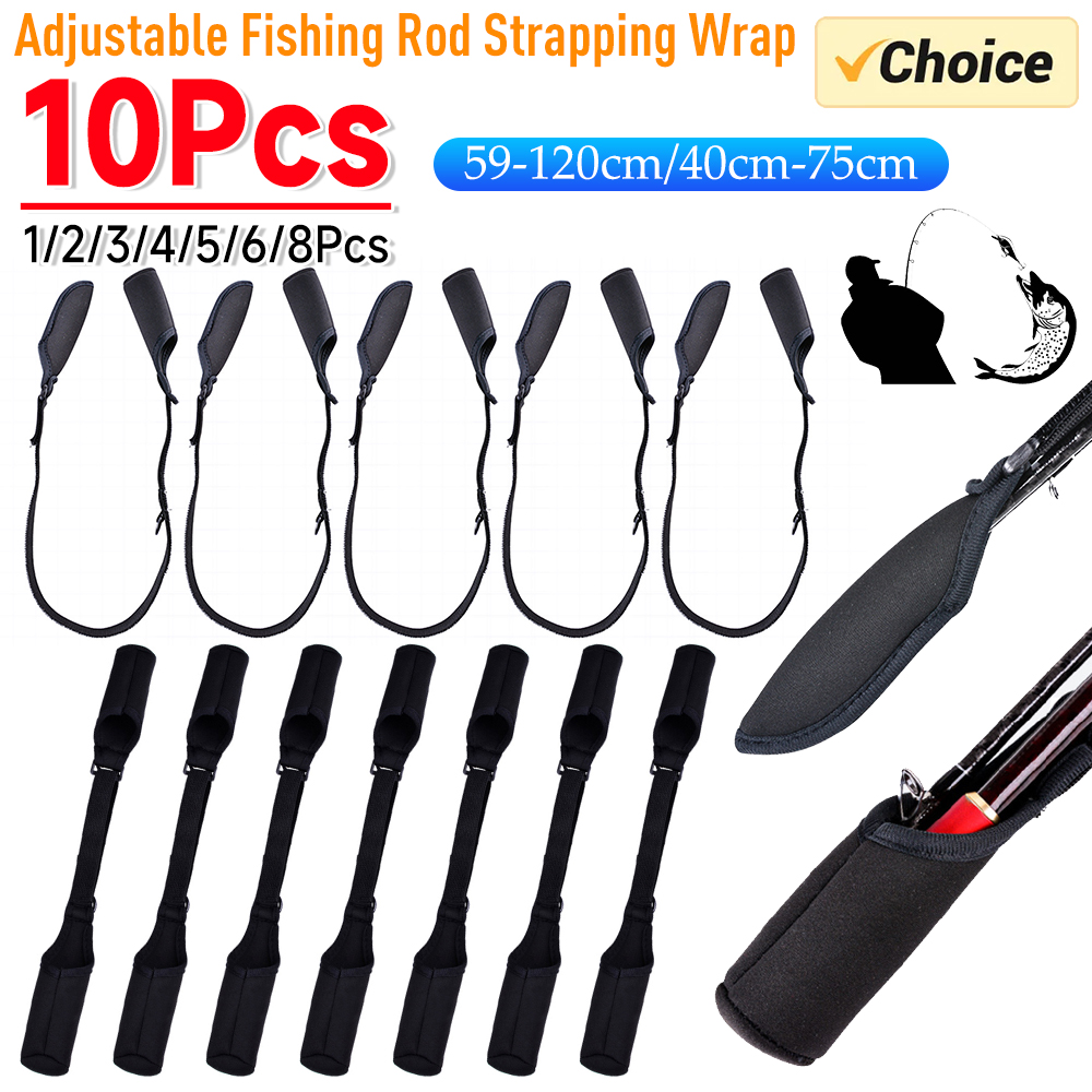 1-10PCS Fishing Rod Socks Srta - Fishing Line Box 评论和价格