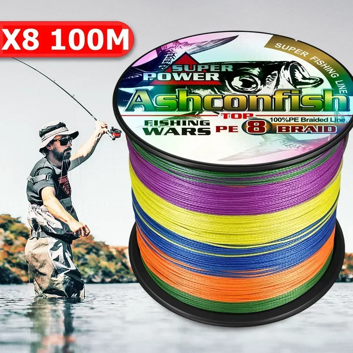 Ashconfish X8 Upgrade Braid Fi - Ice Fishing Line 评论和价格