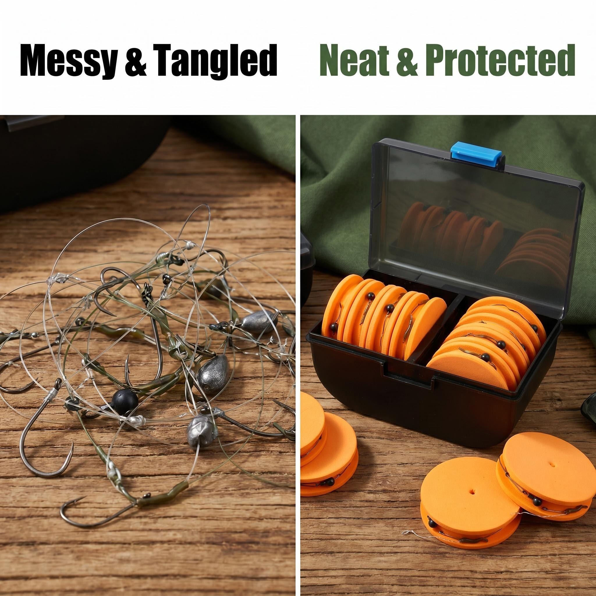 Hirisi 10pcs EVA Foam Fishing  - Fishing Line Box 评论和价格
