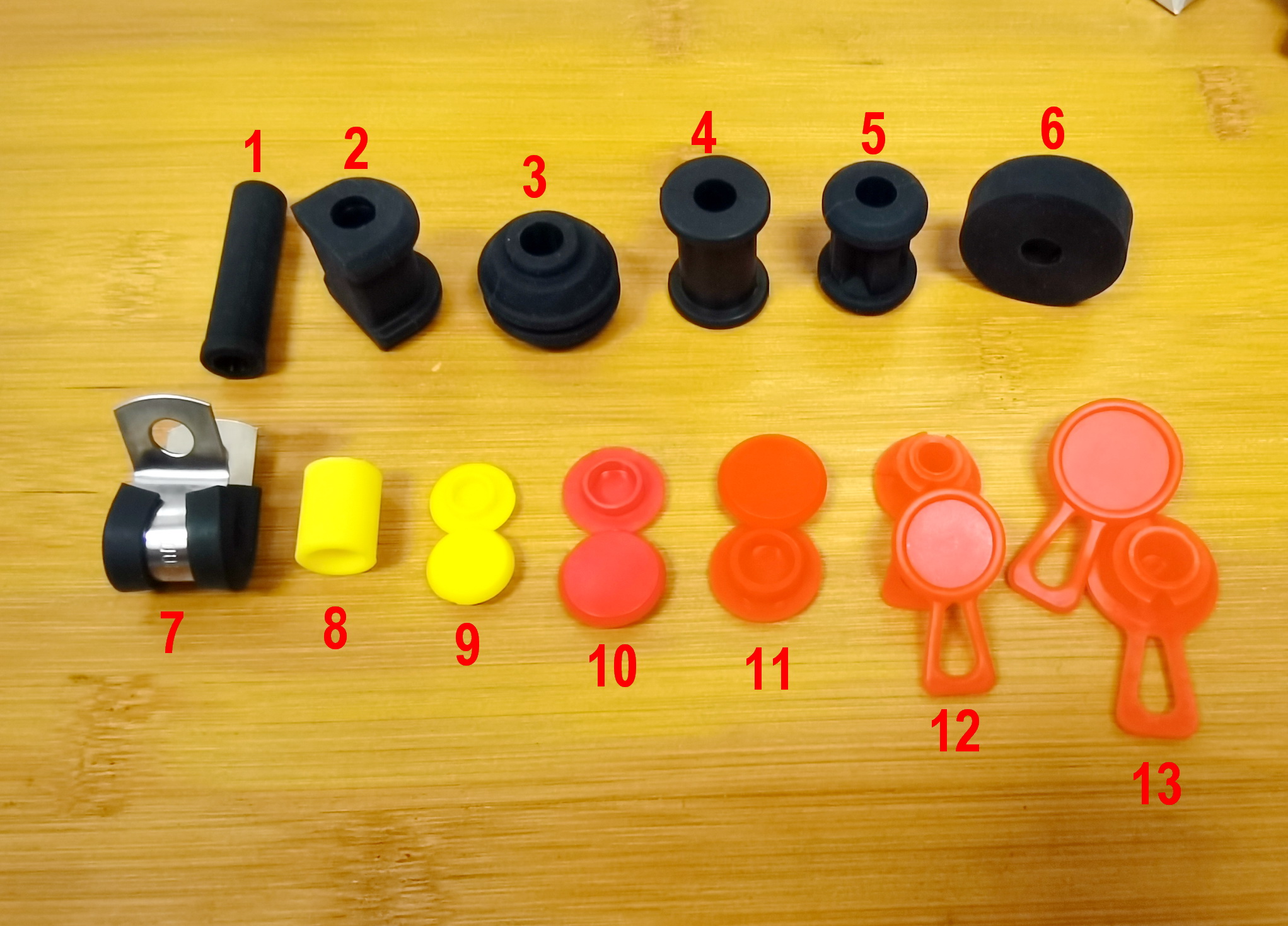 Rubber Silicone Plastic Gromme - Braided Line 评论和价格
