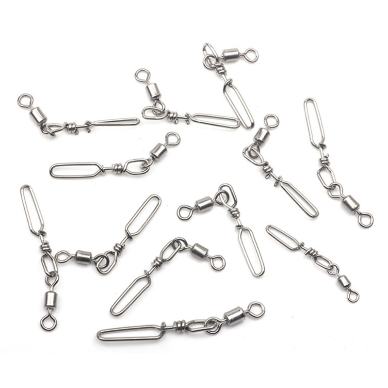 10Pcs Stainless Steel Quick Sn - Saltwater Line 评论和价格