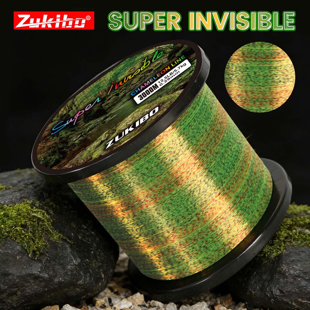 ZUKIBO 3D Speckle Line Yellow  - Fluorocarbon Line 评论和价格