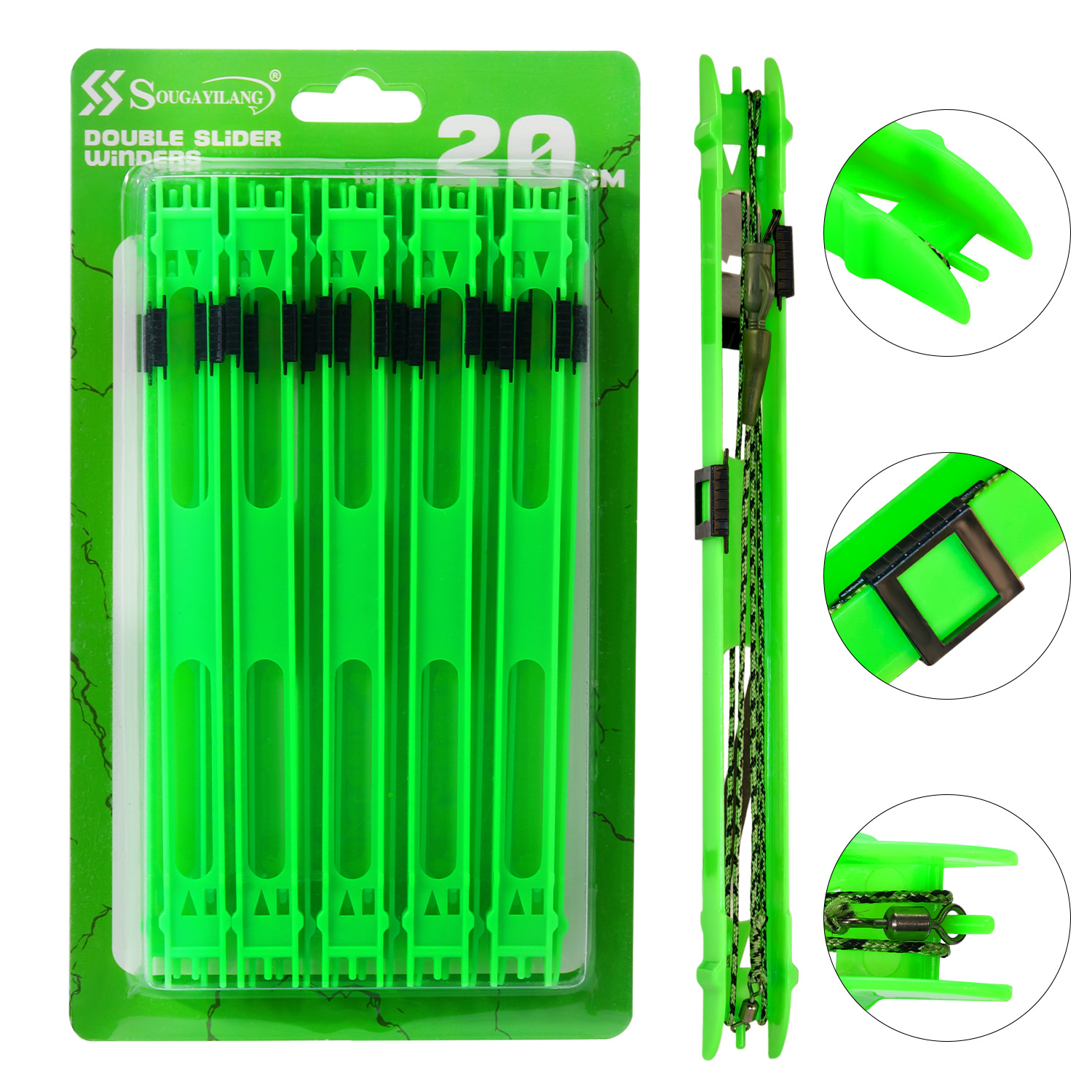 Sougayilang 10pcs Fishing Plas - Fishing Line Winder 评论和价格