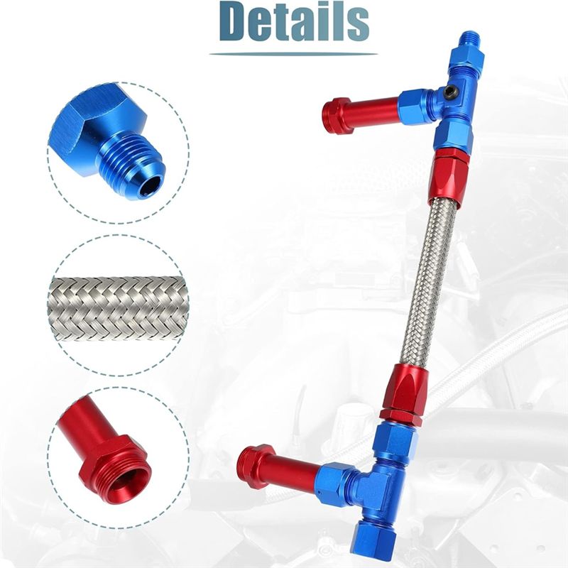 4150 Carburetor Fuel Line Kit  - Braided Line 评论和价格