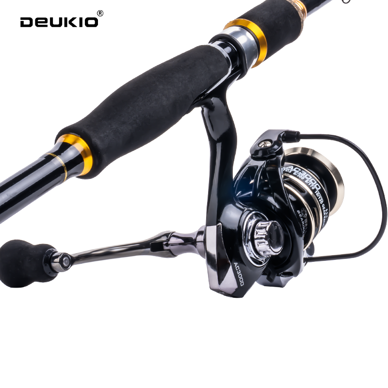 DEUKIO Fishing Rod Reel Combo  - Fishing Line Spooler 评论和价格