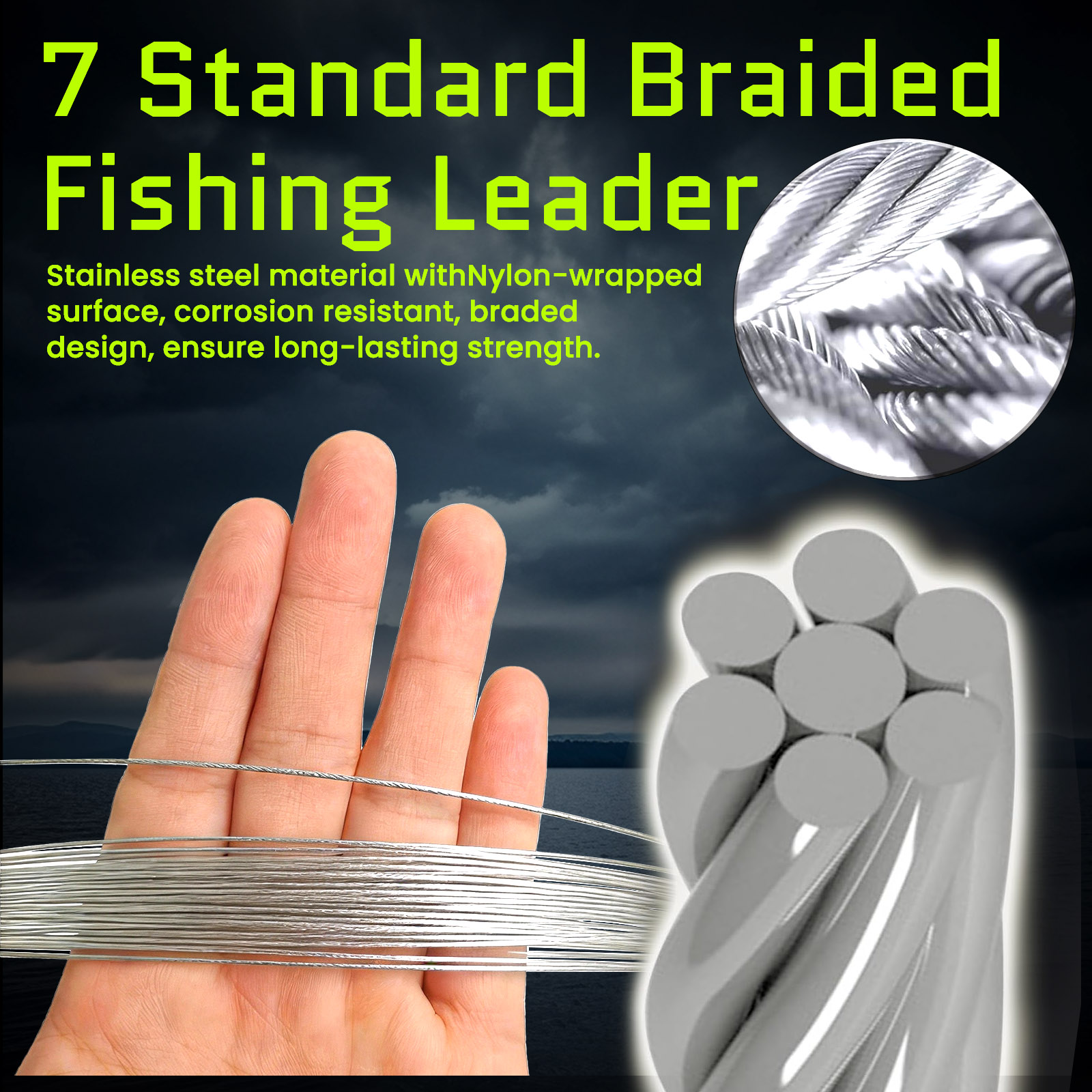 9KM 10-30pcs Fishing Wire Lead - Ice Fishing Line 评论和价格